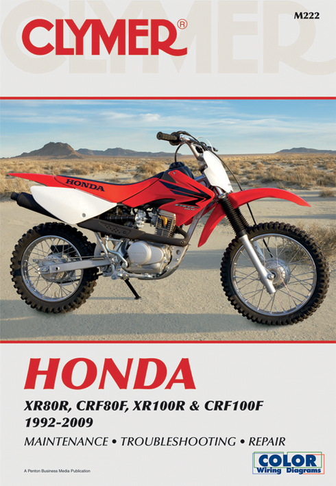 CLYMER Manual - Honda - XR80R '92-'09 CM222