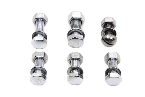 Colony Exhaust System Mounting Bolt Kit Chrome - 3078-18