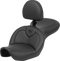 SADDLEMEN Roadsofa™ Seat - with Backrest - Black - FXDWG '96-'23 896-05-187BR