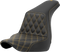 SADDLEMEN Step-Up Seat - Front Lattice Stitch - Gold Stitch - FXLR/FLSB '18-'24 818-29-17207
