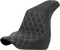 SADDLEMEN Step-Up Seat - Front Lattice Stitch - Silver Stitch - FXLR/FLSB '18-'24 818-29-17205