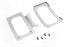 V-Twin Curved License Plate with Frame Chrome - 31-0018