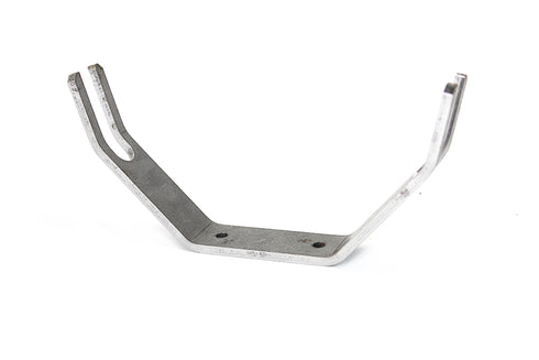 Wyatt Gatling 5 inch Flat Fender Bracket Raw Steel - 31-0023