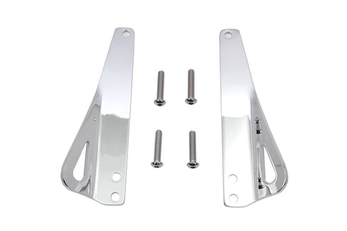 Wyatt Gatling Chrome Plated Tie Down Brackets - 31-0025