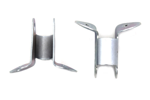 V-Twin Cadmium Spotlamp Bracket Set - 31-0028