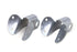 V-Twin Cadmium Spotlamp Bracket Set - 31-0028