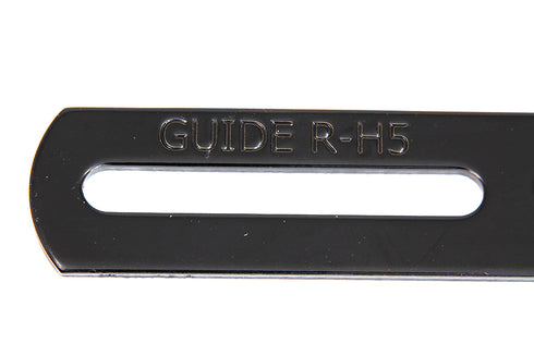 V-Twin Black Replica Guide License Plate Bracket - 31-0047