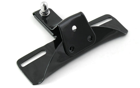 V-Twin License Plate Frame Bracket Black - 31-0086