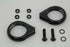 V-Twin Black Turn Signal Clamp Kit 49mm Forks - 31-0092