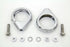 V-Twin Chrome Turn Signal Clamp Kit 49mm Forks - 31-0094