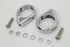 V-Twin Chrome Turn Signal Clamp Kit 49mm Forks - 31-0094