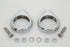 V-Twin Chrome Turn Signal Clamp Kit 49mm Forks - 31-0094
