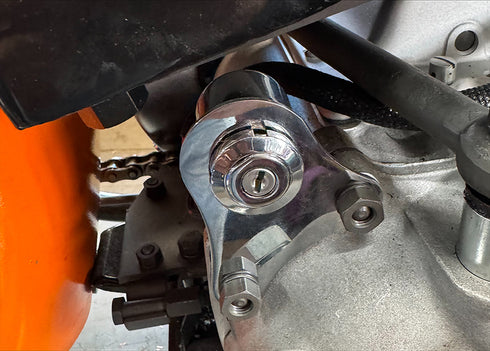 V-Twin Chrome Ignition Switch Bracket - 31-0151