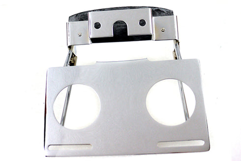 V-Twin Tail Lamp Chrome Stock Style Bracket - 31-0160