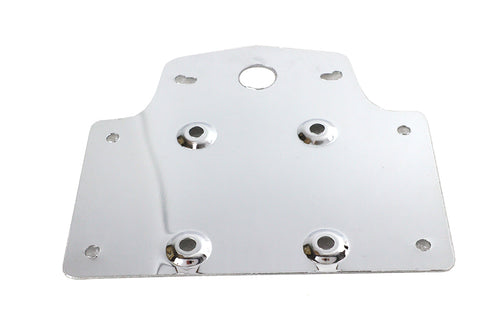 V-Twin Tail Lamp License Plate Holder Chrome - 31-0173