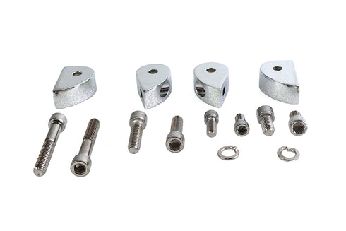 V-Twin Chrome Bullet Lamp Mounting Kit - 31-0202