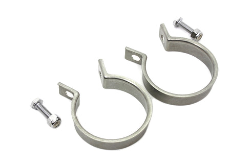 V-Twin Stainless Steel Exhaust Clamp Set - 31-0225
