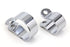 V-Twin Front Exhaust Chrome Clamp Set - 31-0229