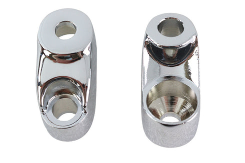 V-Twin Turn Signal Bracket 39mm Forks Chrome - 31-0230