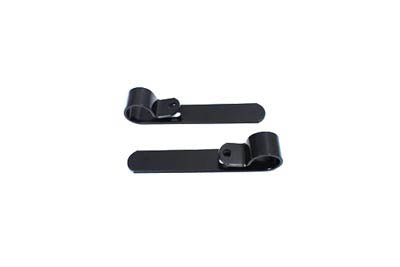 V-Twin Black 1 inch Exhaust inchP inch Clamp Set - 31-0273