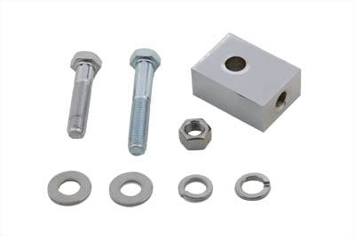 Bates Bates Headlamp Mounting Block Chrome - 31-0278