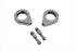 V-Twin Chrome Turn Signal Clamp Kit 39mm Forks - 31-0300