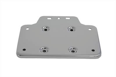 V-Twin Tail Lamp License Plate Holder Chrome - 31-0309