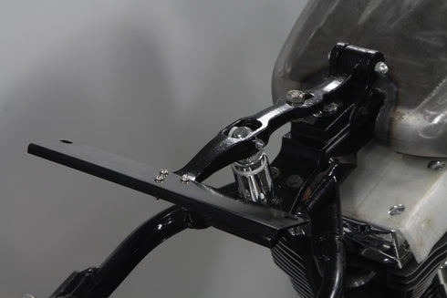 V-Twin Black Seat T and Chrome Piston Kit - 31-0313