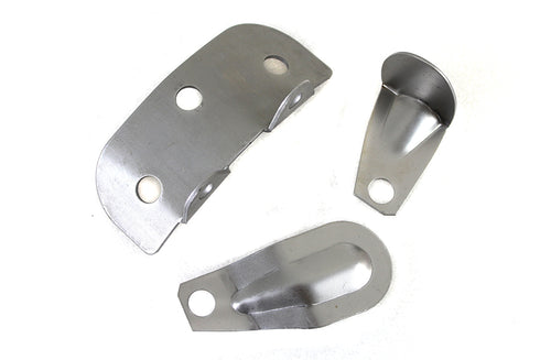 V-Twin Raw Steel Oil Tank Bracket Kit - 31-0355