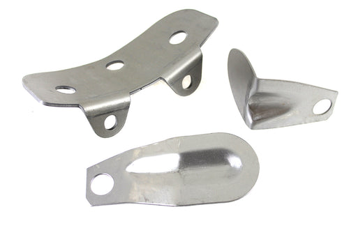 V-Twin Raw Steel Oil Tank Bracket Kit - 31-0355