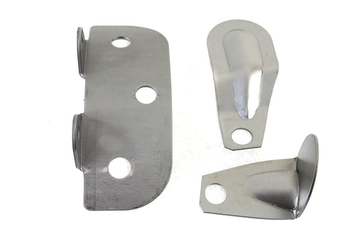 V-Twin Raw Steel Oil Tank Bracket Kit - 31-0355