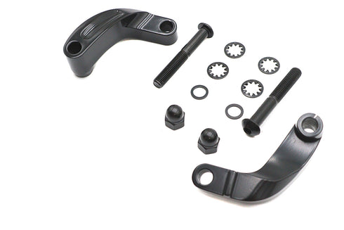 V-Twin Black Smooth Mirror Relocation Kit - 31-0393