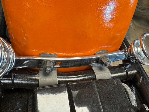 V-Twin Rear Fender Mount U-Clamps Parkerized - 31-0457