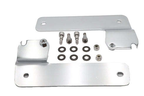 V-Twin Windshield Mount Brackets Chrome - 31-0458