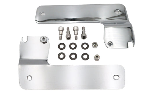 V-Twin Windshield Mount Brackets Chrome - 31-0458