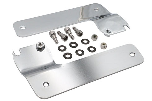 V-Twin Windshield Mount Brackets Chrome - 31-0458