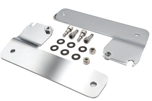 V-Twin Windshield Mount Brackets Chrome - 31-0458