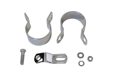 V-Twin Exhaust Mount Clamp Kit Chrome - 31-0556
