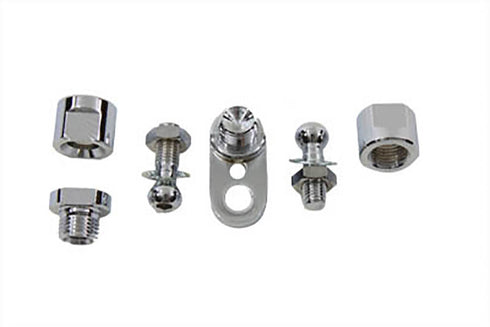 V-Twin Chrome Front Turn Signal Clamp Ball Stud - 31-0582