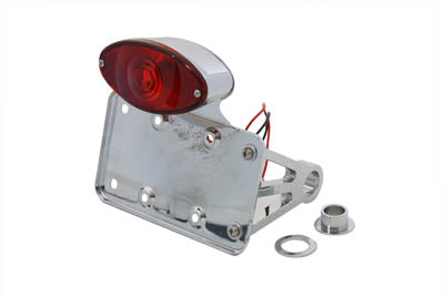 V-Twin Side Mount Tail Lamp Kit Chrome - 31-0595