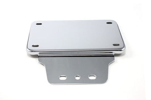 V-Twin Tail Lamp License Plate Holder Chrome - 31-0605