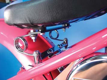 V-Twin Chrome Hair Pin Solo Seat Mount Kit - 31-0608