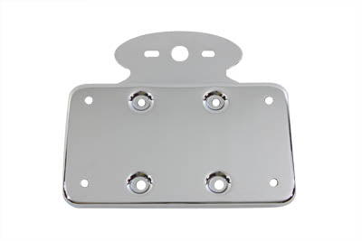 V-Twin Tail Lamp License Plate Holder Chrome - 31-0631