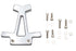 V-Twin Chrome Coil Mount - 31-0665