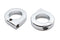V-Twin Chrome 1-1/4 inch Universal Mount Clamp Set - 31-0697