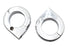 V-Twin Chrome 1-1/4 inch Universal Mount Clamp Set - 31-0697