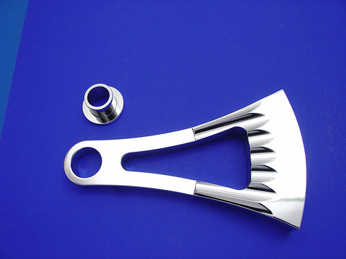 V-Twin Side Mount Tail Lamp Bracket Curved - 31-0732