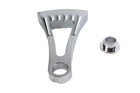 V-Twin Side Mount Tail Lamp Bracket Curved - 31-0732