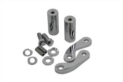 V-Twin Chrome 8-1/2 inch Front Turn Signal Mount Set - 31-0788