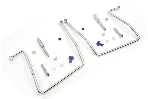 V-Twin Chrome Saddlebag Support Kit - 31-0818